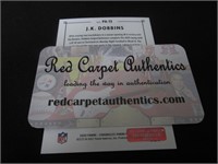 J.K. DOBBINS SIGNED ROOKIE CARD WITH COA RAVENS