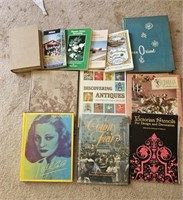 12 books: Indiana,  antiques,  & more