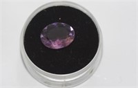 Unset round amethyst (4cts)