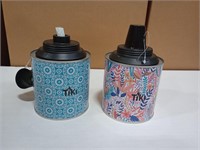 Kiki brand table top torch canisters