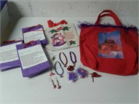 Red Hat jewelry and tote bags