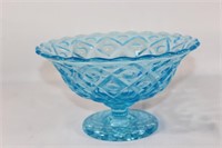 Fostoria Ocean Blue Large Glass Bowl