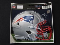 New England Patriots cut logo helmet sticker