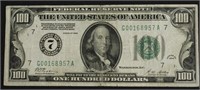 1928 REDEMABLE IN GOLD 100$ FEDERAL RESERVE NOTE V