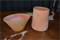 2 Terracotta vases