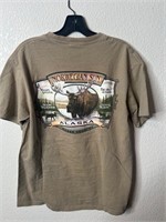 Y2K Norwegian Sun Alaska Moose Shirt
