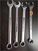 4 Craftsman Metric Combo Wrenches; 25, 26, 27, 28