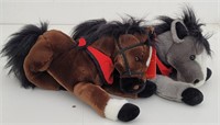 (2) Wells Fargo Ponies Stuffed Toys: Prince & ...