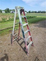 Werner 6' fiberglass steep ladder.