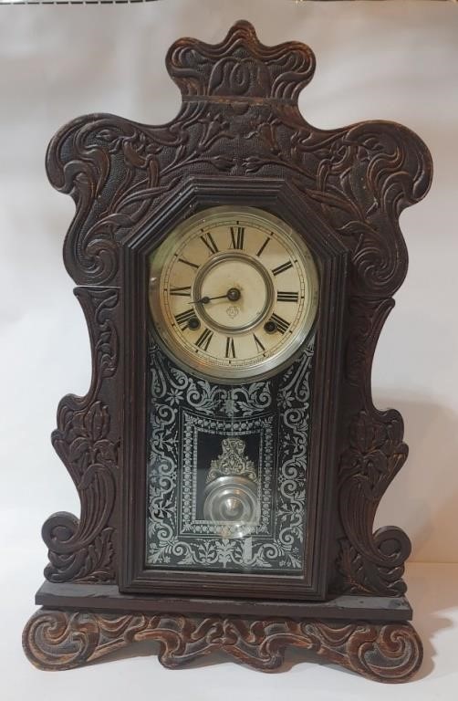 Large Mantle Clock By: The Ansonia Clock Co.