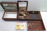 Old Wood Tobacco Humidor Boxes: As-Is