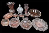 PINK DEPRESSION GLASS AND MORE