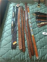 Ladies leather Western belt lot