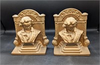 Pair Vintage Beethoven Cast Iron Bookends