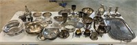 Collection of Silver Plate, Chrome, Etc.