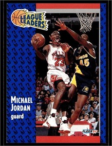 1991-92 Fleer Michael Jordan Scoring Leaders Chica
