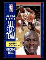1991-92 Fleer Michael Jordan All Star Team Chicago