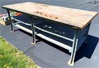 Work Bench w/ Bally Anvil pexto plate 40"x8ft
