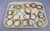 Large Assortment of Bangle Bracelets