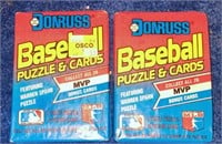 2  1989 Donruss Baseball Wax Packs