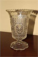 Star Medallion celery vase by Imperial Glass Co