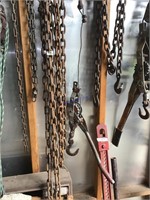 10 foot log chain with Hooks