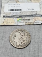 1896-0 Morgan Silver Dollar, VG #2