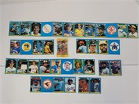 (27) Mixed Fleer 1983 Baseball Card Stickers