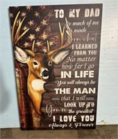 Dad Quote Wall Plaque