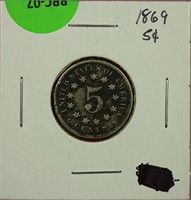 1869 Shield Nickel G