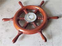 Decorative Ships Wheel, About 17" Diameter