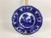 Kyber flow blue plate 19th century