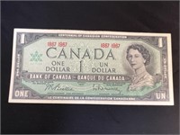 1967 Canadian $1 Note