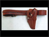 HUNTER HOLSTER W/ BELT AND .22 CAL AMMO-NO SHIPPNG