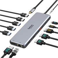 NEW $80 13-in-1 USB C Docking Station