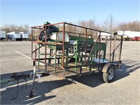 5'x10' Trailer with Produce Packing Machine