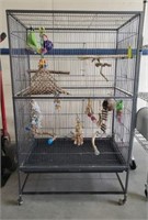 LARGE SUGAR GLIDER/BIRD CAGE ON WHEELS