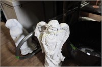 CONCRETE ANGEL GARDEN DECOR