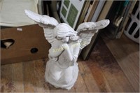 CONCRETE ANGEL GARDEN DECOR