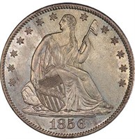 50C 1856-S PCGS MS64 CAC