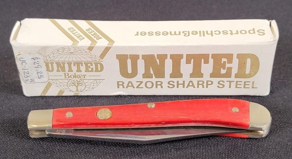 United Boker Sportsman Trapper Folding Knife