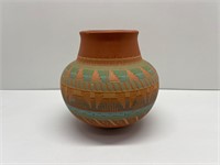 Navajo pottery jug signed Carmen Billy