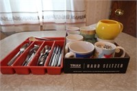 Kitchen Silverware & Misc. Coffee Mugs