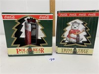 2 Coca Cola Christmas Decorations