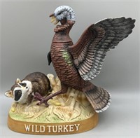 1984 Wild Turkey and Racoon No. 5 Whiskey Decanter