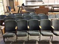 5 unit theater type church seating - curved