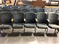 5 unit theater type church seating - curved