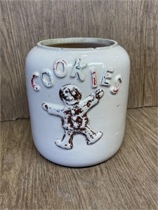 Vintage Gingerbread Cookie Jar w/o lid