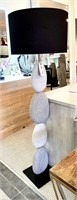 Pebble Granite Floor Lamp 63in