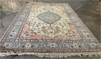 9' x 12' Persian Hand Knotted Wool Area Rug